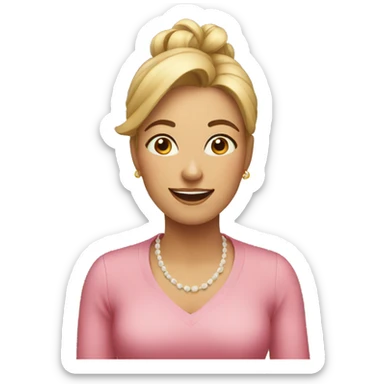 a mother celebrating her birthday sticker