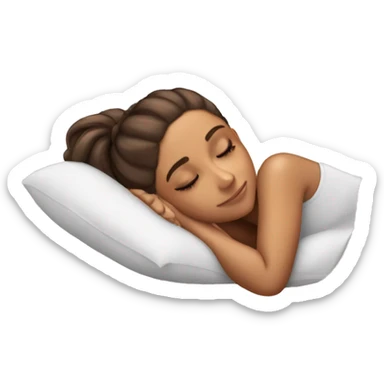 Ariana Grande sleeping sticker