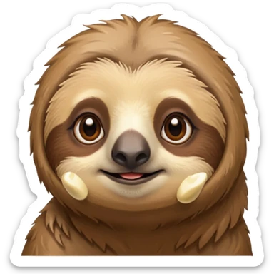 Bradipo femmina miele  sticker