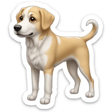 Chien sur chiene sticker