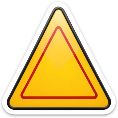yield sign sticker