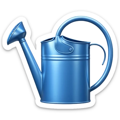 Blue Watering Can sticker