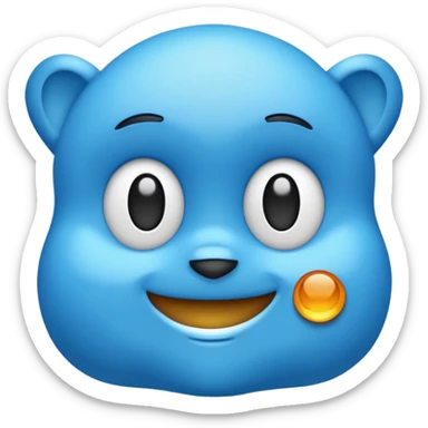 "  2026 " text blue  sticker