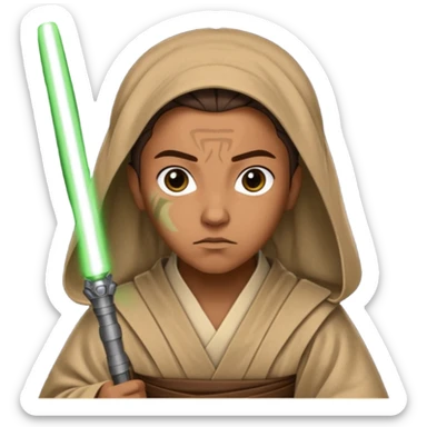 ge’daii from Star Wars with his pushing power sticker