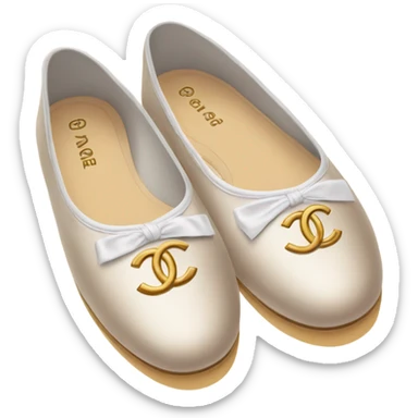 Chanel ballet flats sticker