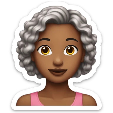 prettiest girl in the world sticker