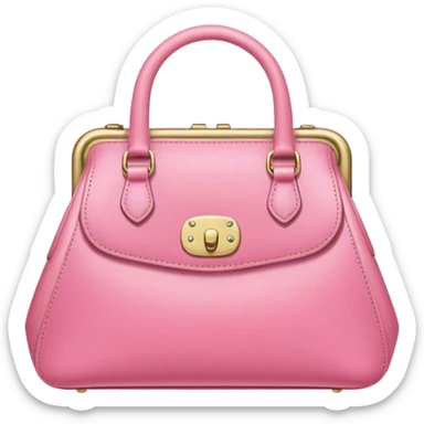 pink purse sticker