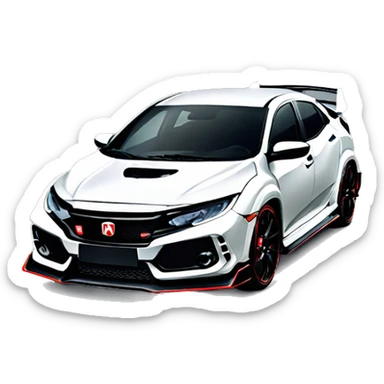 Honda civic type r sticker