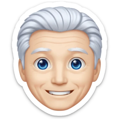 Satoru Gojo sonriendo sticker