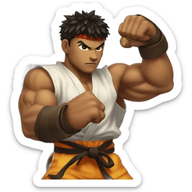 street fighter sticker
