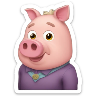 Cochon gravity falls sticker