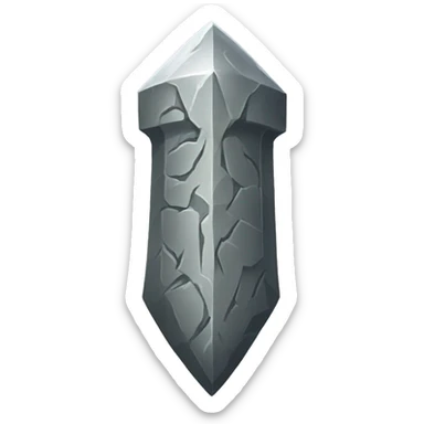 stone of Excalibur sticker