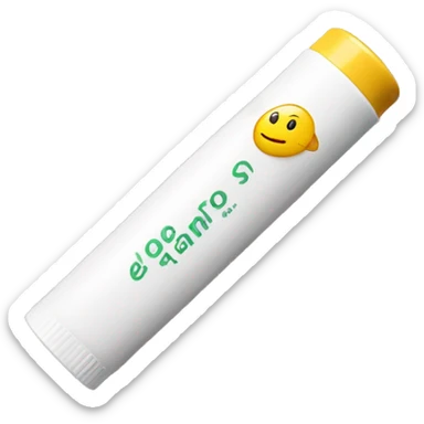 lip balm with label sticker