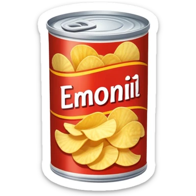 potato chips can sticker