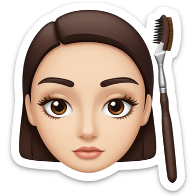 eyebrow cosmetic sticker