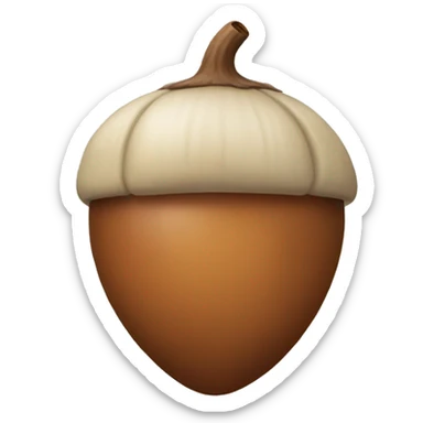 Acorn sticker