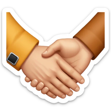 apretón de manos  sticker
