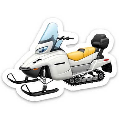 a snowmobile sticker