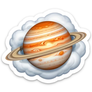 Just the planet jupiter sticker