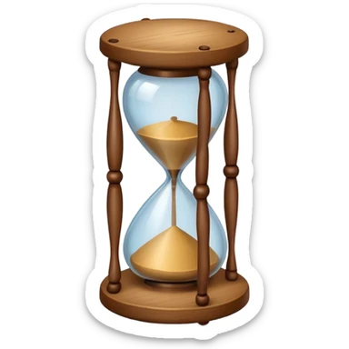 Small hourglass- shaped drum sticker