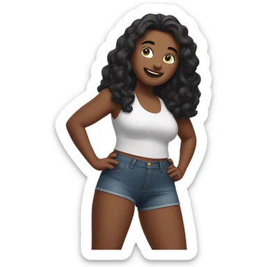 Friend with Big thighs sticker