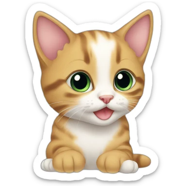 Kitten sticker