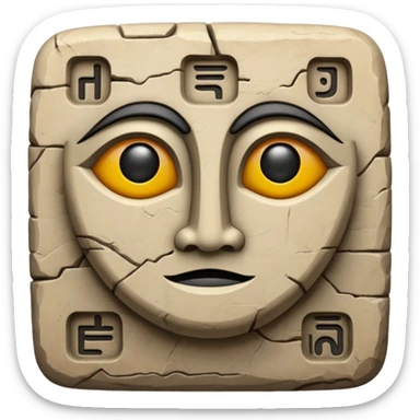 Hieroglyph saying hello sticker