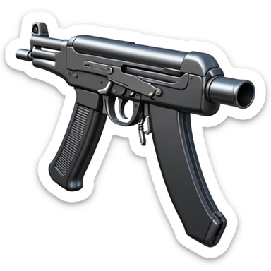 Ak47 pistol sticker