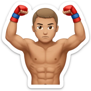 RUSSIAN MMA FIGHTER sticker