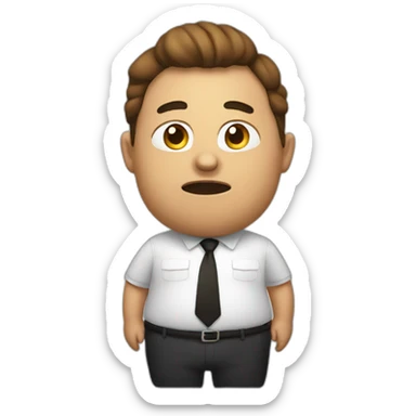 big belly hater sticker