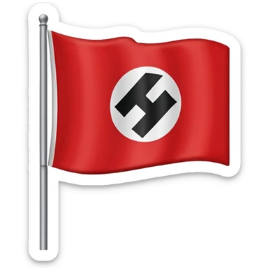 nazi flag sticker