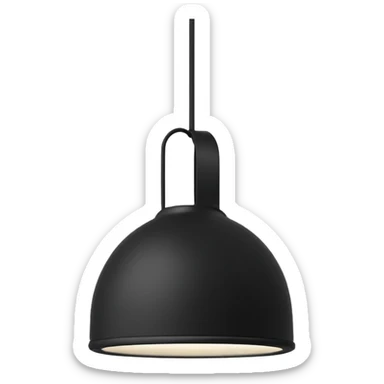 Minimalist pendant light for home, IKEA style sticker