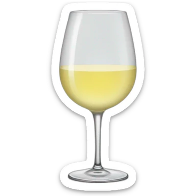 verre de vin blanc sticker