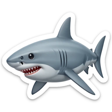 un requin sticker