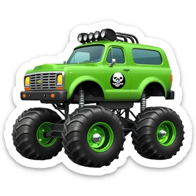 Grave Digger best view  sticker
