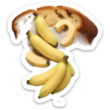 banana bread  sticker