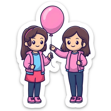 girls sticker