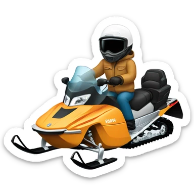 Snowmobile  sticker