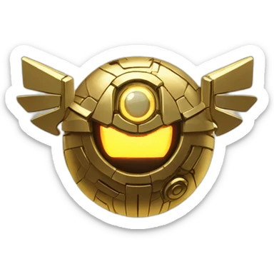 Pixel Legendary Book Cyberpunk Pokemon Pokeball Gold Shiny Glow sticker