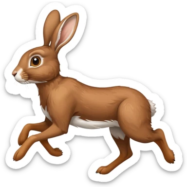 Hare running in Haeigh Hares kit sticker