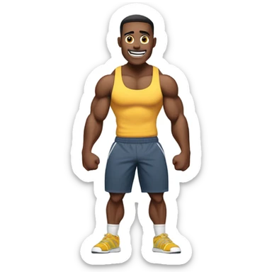 gym bro sticker