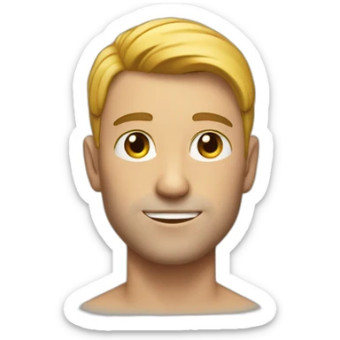 Very Slim Man Doing the Gay sticker