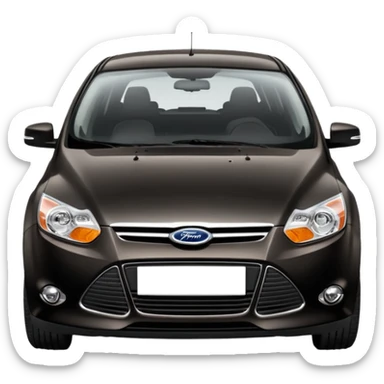 2011 black ford focus sticker
