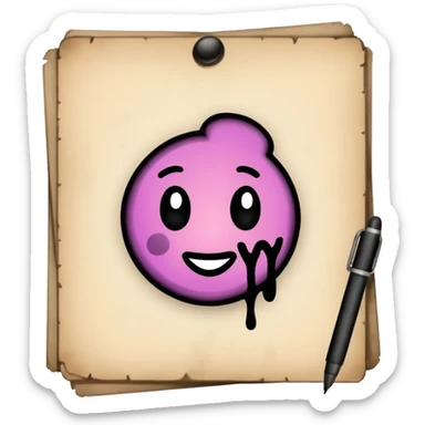 Auction Wil note sticker