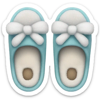 winter slippers sticker