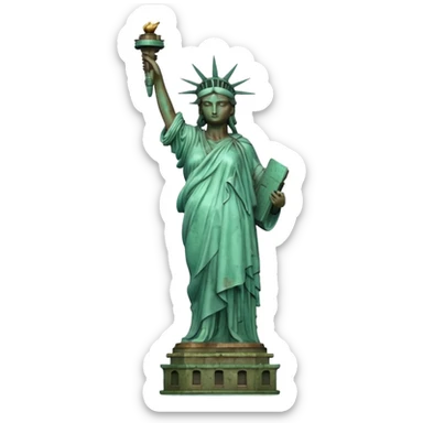 Statue of Liberty full sticker