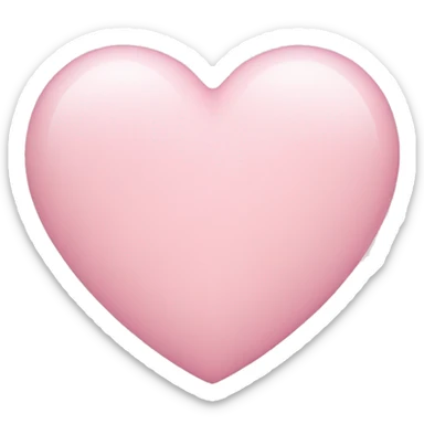 Light Pink Heart sticker