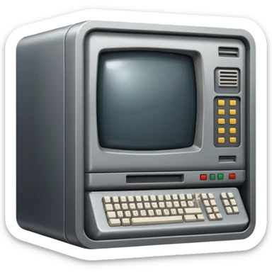 Early mainframe computer sticker