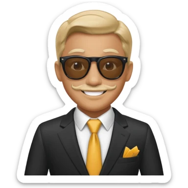 monopoly guy with sunglasses sticker