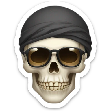 skull modiji yogi mix sticker